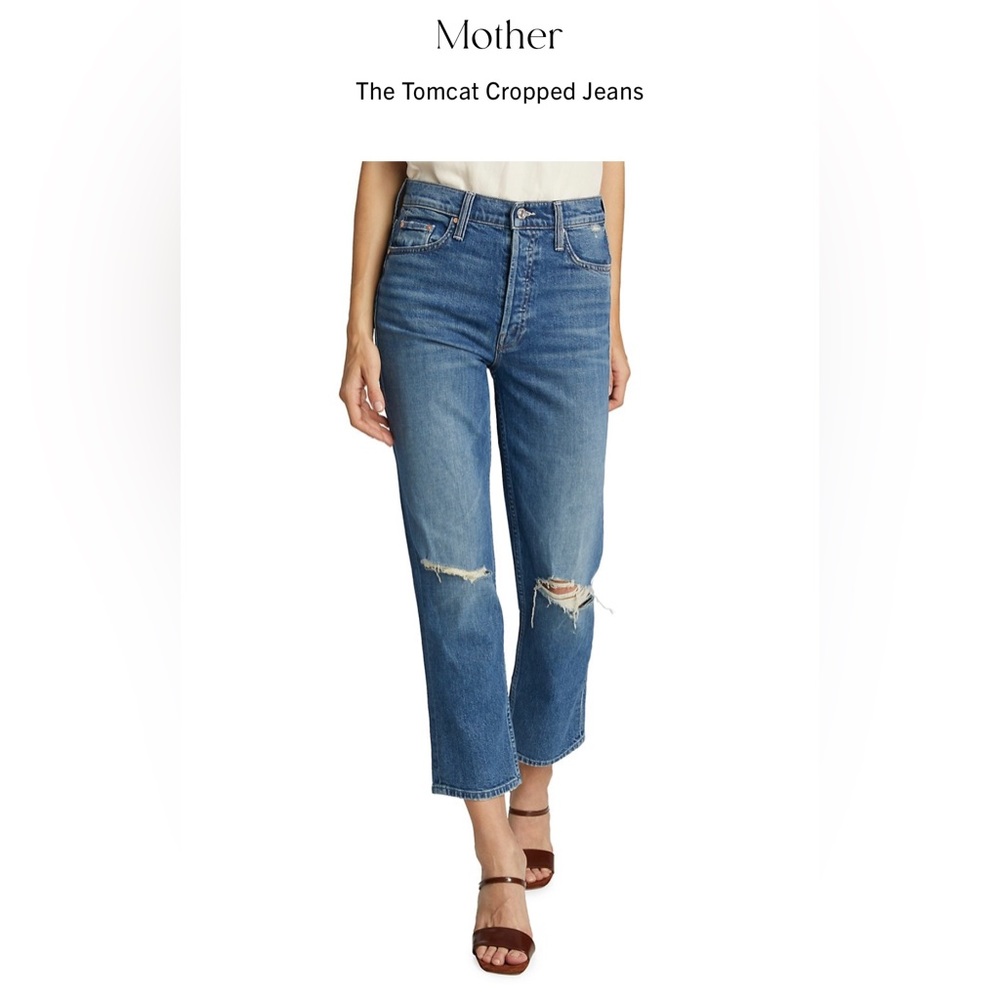 Mother Tomcat Cropped Jeans